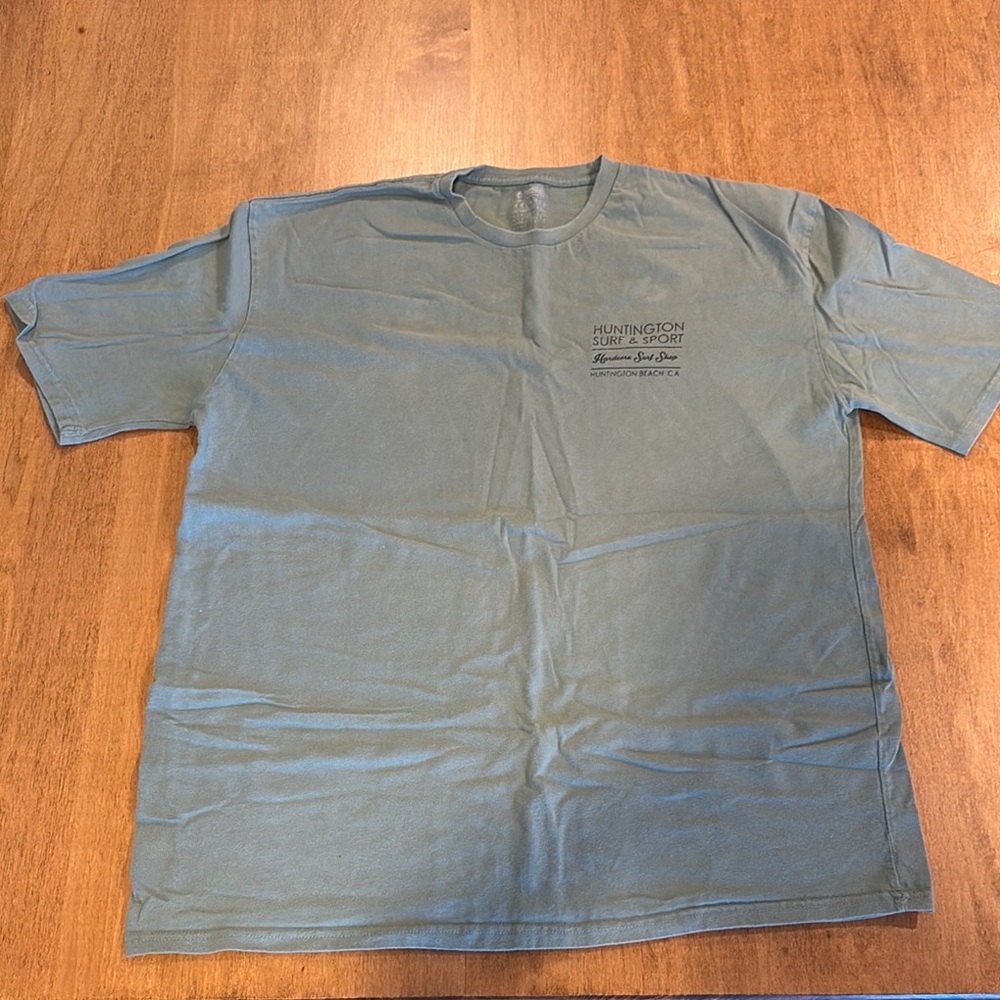 Men's Green T-Shirt Huntington Beach Surf Shop